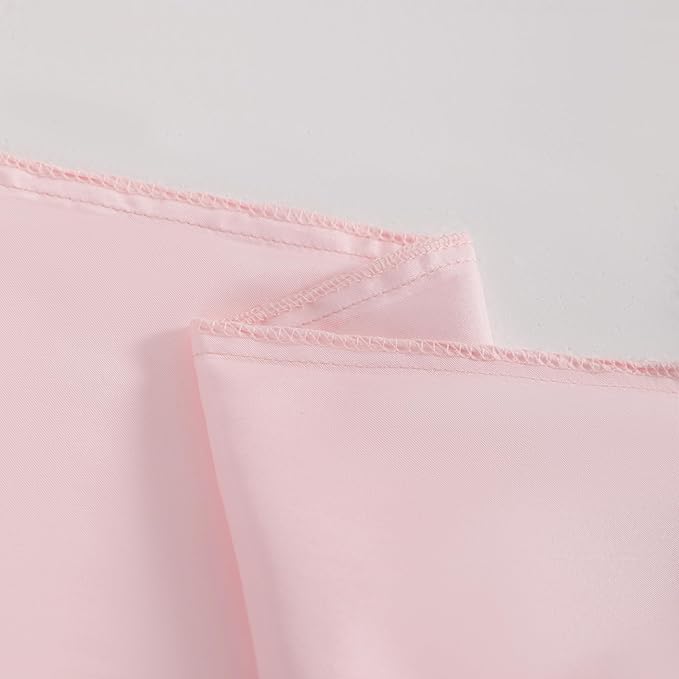 NTBAY 2 Pack Satin Standard Pillowcases for Hair and Skin, Luxurious and Silky Pillow Cases with Envelope Closure, 20x26 Inches, Light Pink