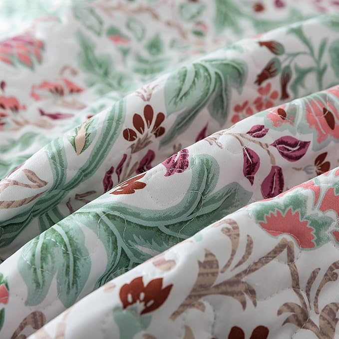 HoneiLife Quilt Set Queen Size - Microfiber Bedspreads for Queen Bed, Reversible Coverlet Lightweight Bedcover Quilt Bedding Sets for Queen Bed