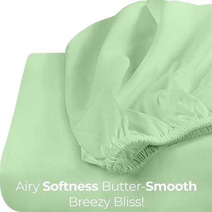 Utopia Bedding Full Fitted Sheet - Bottom Sheet - Deep Pocket - Soft Microfiber -Shrinkage and Fade Resistant-Easy Care -1 Fitted Sheet Only (Sage)