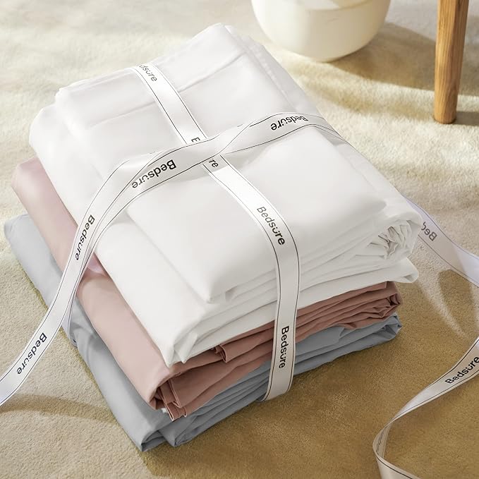 Bedsure Cooling Duvet Cover King Size - Moisture Wicking and Silky Eucalyptus Lyocell Cotton Hybrid Comforter Cover Set for Hot Sleeper - Buttery Soft and Breathable, Cooling Bedding Set, Silver Grey