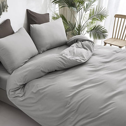 Cottonight Silver Grey Comforter Sets Twin Light Gray Bedding Comforter Set Women Men Solid Pure Gray Blanket Quilts Fuzzy Breathable Light Grey Bedding Comforter Sets for Twin Bed