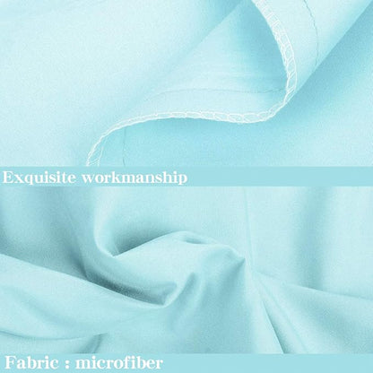 NTBAY King Pillowcase Set - 2 Pack Brushed Microfiber 20x36 Pillowcases - Soft, Wrinkle-Free, Fade-Resistant, Stain-Resistant, Aqua Pillowcases with Envelope Closure - 20x36 Inches, Aqua