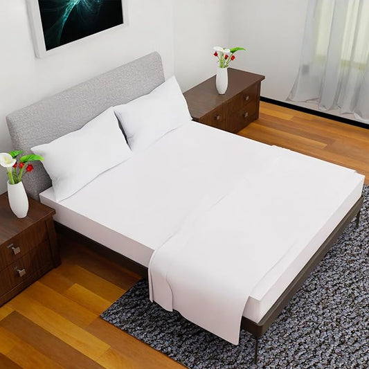 Royal Bliss King Size Sheets Set - 4 Piece Bedding - Wrinkle Free - Double Brushed, Deep Pocket, Cooling Bed Sheets (White)