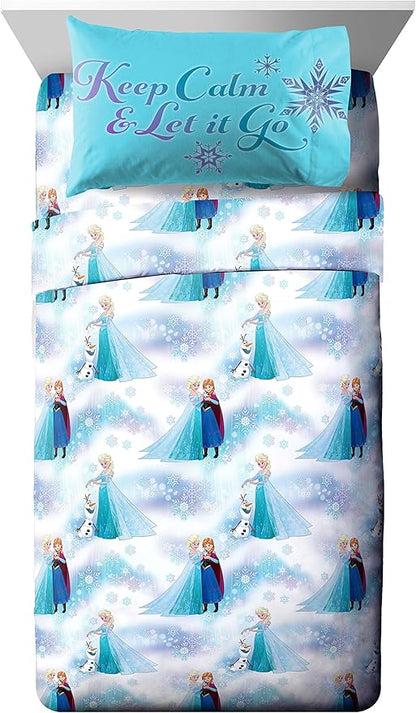 Disney Frozen 'Magical Winter' 5 Piece Twin Bed Set