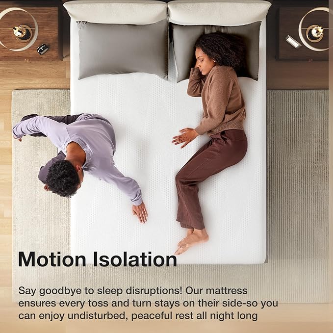 Novilla California King Mattress, 14 inch Cal King Mattress in a Box, Gel Memory Foam Mattresses for Cooling Night Sleep, Comfort Support,CertiPUR-US Certified,White