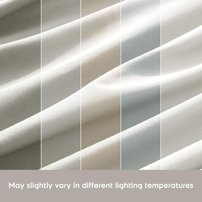 Nestl Full Sheet Set - Luxury 1800 Ultra-Soft Microfiber Full Bed Sheets - Double Brushed - Deep Pockets - Easy Fit - 4 Piece Set - Bedding Sheets & Pillowcases (Full, Off White)