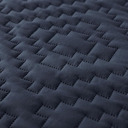 R.SHARE Navy Blue Twin Size Quilt Bedding Sets with Pillow Sham, Boho Lightweight Soft Bedspread Coverlet, Quilted Blanket Thin Comforter Bed Cover for All Season, 2 Pieces, 68x90 inches
