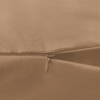 Elegant Comfort Luxury Ultra-Soft 1-Piece Body Pillowcase - 1500 Premium Hotel Quality Microfiber Double Brushed - Wrinkle Resistant, Body Pillowcase Size, Taupe