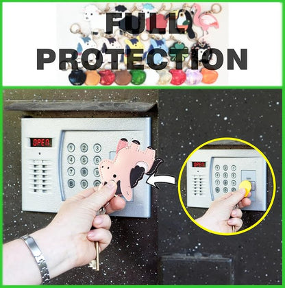 Leather Keychain Holder Case Compatible with AirTag,Cute Protective Cover with Keyring,Anti-Scratch Finder GPS Tracker Case for Wallet Keys,bag,pets,Backpack(Pink Horse)