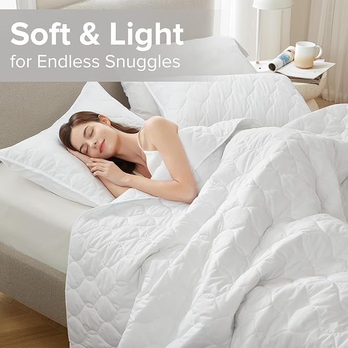 Comfort Spaces King Quilt Set Modern Reversible Ogee Coverlet King Bedding Set Cozy Quilted Winter Layer, All Season Lightweight Soft King Size Quilt, Kienna, King/Cal King White Ogee 3 Piece