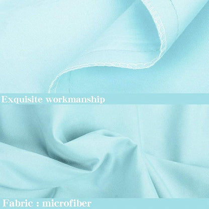 NTBAY Queen Pillowcase Set - 4 Pack Brushed Microfiber 20x30 Pillowcases - Soft, Wrinkle-Free, Fade-Resistant, Stain-Resistant, Aqua Pillowcases with Envelope Closure - 20x30 Inches, Aqua