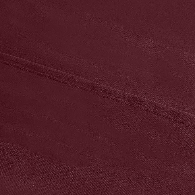 Utopia Bedding King Pillow Cases - 4 Pack - Envelope Closure - Soft Brushed Microfiber Fabric - Shrinkage and Fade Resistant Pillow Covers King Size 20 X 40 Inches (King, Burgundy)