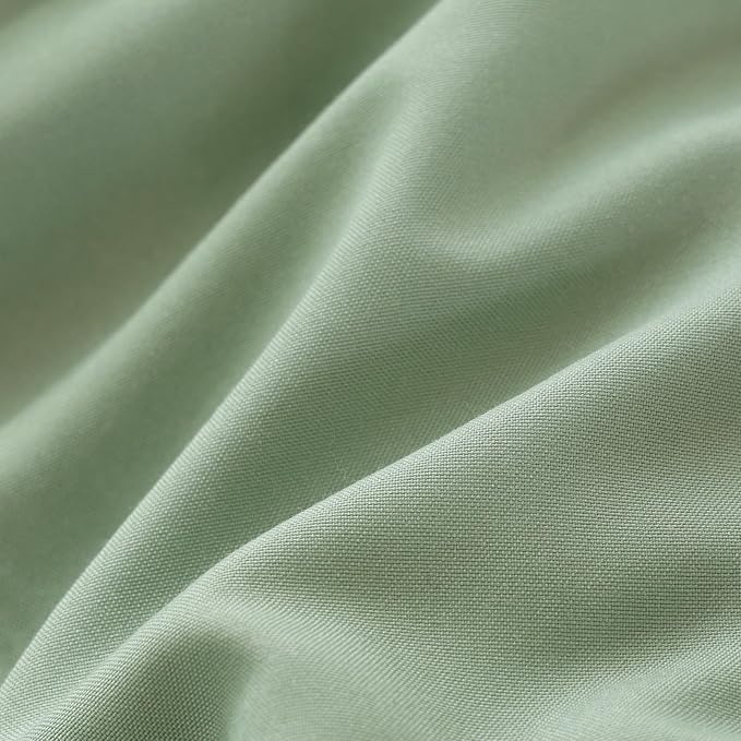 ROSGONIA Queen Comforter Set Sage Green, 3pcs Bedding Sets Queen (1 Boho Sage Comforter& 2 Pillowcases), All Season Lightweight Blanket Quilt