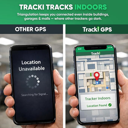 Tracki Mini GPS Tracker, Subscription Required, Cancel Anytime – Universal Compact 4G LTE Tracker for Vehicles (Tracker + 2Y Subs.)