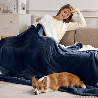 Electric Blanket Queen Size Heated Blanket 90''X84'' - Fleece Heating Blankets Washable with 5 Heating Level & 10 Hour Auto Off Dual Zone Control Heated Blankets for Winter, Great Gift Ideas