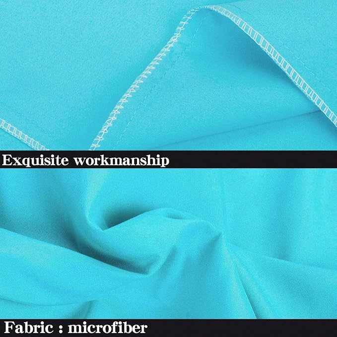 NTBAY King Pillowcase Set - 2 Pack Brushed Microfiber 20x36 Pillowcases - Soft, Wrinkle-Free, Fade-Resistant, Stain-Resistant, Blue Pillowcases with Envelope Closure - 20x36 Inches, Blue