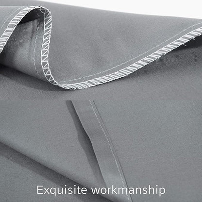 NTBAY Egyptian Cotton Body Pillowcase - 500 Thread Count Cotton Body Pillow Cover - Soft and Breathable Envelope Closure Body Pillowcase for Adults, 20x54 Inches, Dark Grey