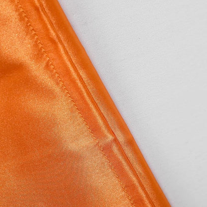 NTBAY 12 Pack Satin King Pillowcases for Hair and Skin, Luxurious and Silky Pillow Cases with Envelope Closure, 20 x 36 Inches, Orange