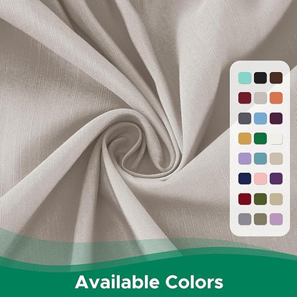 Biscaynebay Wrap Around Bed Skirts for King & Cal King Beds with 21" Drop, Camel Grey Adjustable Elastic Dust Ruffles Easy Fit Wrinkle Resistant Silky Luxurious Fabric Machine Washable