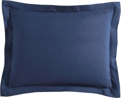 Nautica - Twin/Twin XL Comforter Set, Reversible & Ultra-Soft Bedding, Deep Pockets, 5 Piece Bonus Bed Set with Matching Bed Sheets, Pillowcase, & Tote Bag (Captain's Blue/Green)
