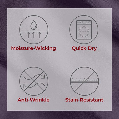 Mellanni Extra Deep Queen Sheets - 4 PC Iconic Collection Bedding - Hotel Luxury, Ultra Soft, Cooling Bed Sheets - Wrinkle, Fade, Stain Resistant (Queen, Purple)
