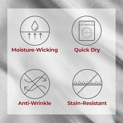 Mellanni Extra Deep Split King Sheets - 5 PC Iconic Collection Bedding - Hotel Luxury, Ultra Soft, Cooling Bed Sheets - Wrinkle, Fade, Stain Resistant (Split King, Light Gray)
