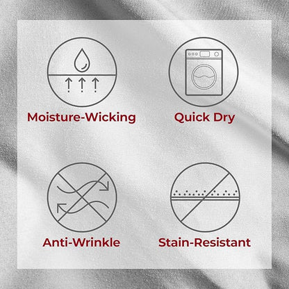 Mellanni Twin Sheets Set - 3 PC Iconic Collection Bedding - Hotel Luxury, Extra Soft, Cooling Bed Sheets - Wrinkle, Fade, Stain Resistant (Twin, Light Gray)