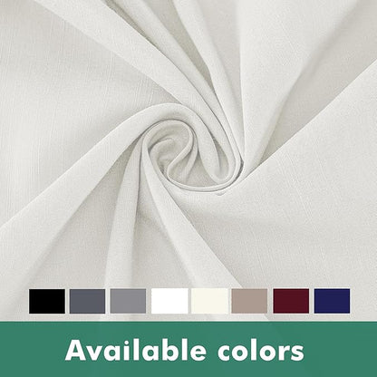 Biscaynebay Wrap Around Bed Skirts with Split Corners for Full Beds 14" Drop, Ivory Elastic Dust Ruffles Adjustable Easy Fit Wrinkle & Fade Resistant Silky Luxurious Fabric Machine Washable