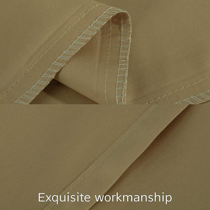 NTBAY Egyptian Cotton Body Pillowcase - 500 Thread Count Cotton Body Pillow Cover - Soft and Breathable Envelope Closure Body Pillowcase for Adults, 20x54 Inches, Khaki