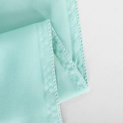 NTBAY 12 Pack Satin King Pillowcases for Hair and Skin, Luxurious and Silky Pillow Cases with Envelope Closure, 20 x 36 Inches, Light Blue