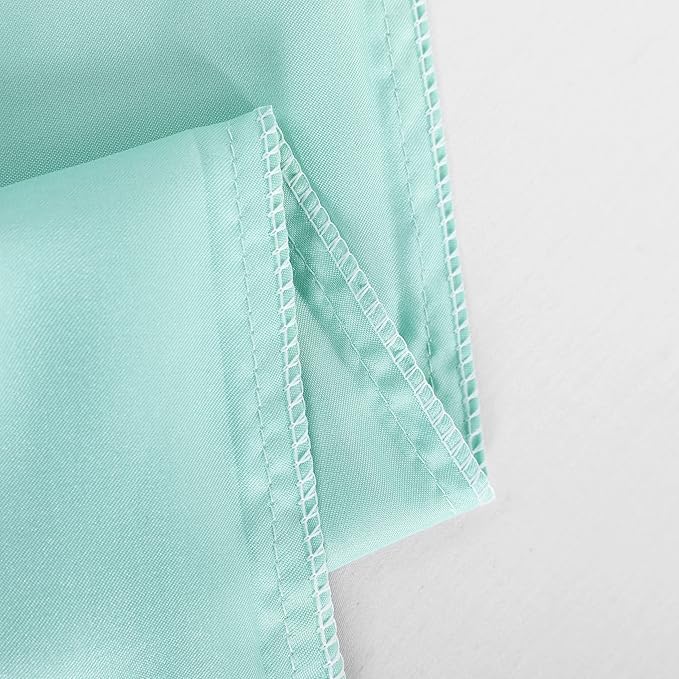 NTBAY 2 Pack Satin King Pillowcases for Hair and Skin, Luxurious and Silky Pillow Cases with Envelope Closure, 20x36 Inches, Light Blue