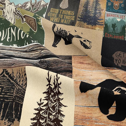 NINENINE Deer Bedding Camo Comforter Set Twin Bedding Set for Boys Hunting Bedding Set for Kids,Western Rustic Geometric Bedding with 1 Pillowcase