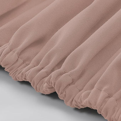 Modern Threads Soft Microfiber Solid Sheets - Luxurious Microfiber Bed Sheets - Includes Flat Sheet, Fitted Sheet with Deep Pockets, & Pillowcases Rose Queen