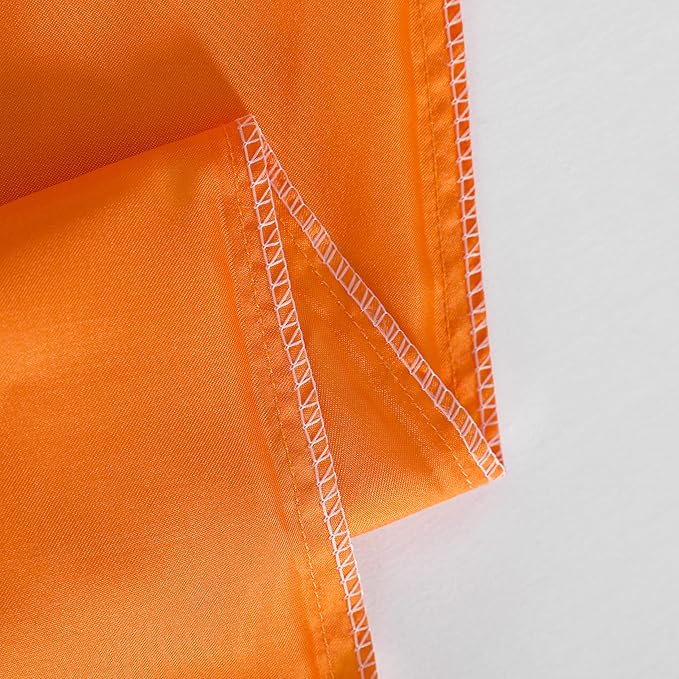 NTBAY Satin Body Pillowcase for Hair and Skin, Luxurious and Silky Pillow case with Envelope Closure, 20x54 Inches, Orange