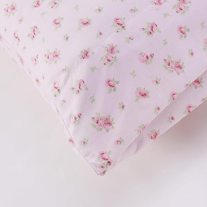 Modern Threads Silky Soft Microfiber and Wrinkle Free Sheets - Luxurious Microfiber Bed Sheets Includes Flat Sheet, Fitted Sheet with Deep Pockets, & Pillowcases Blush, Full