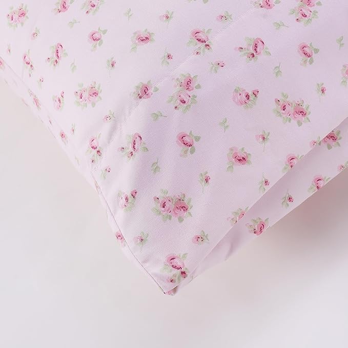 Modern Threads Silky Soft Microfiber and Wrinkle Free Sheets - Luxurious Microfiber Bed Sheets Includes Flat Sheet, Fitted Sheet with Deep Pockets, & Pillowcases Blush, California King