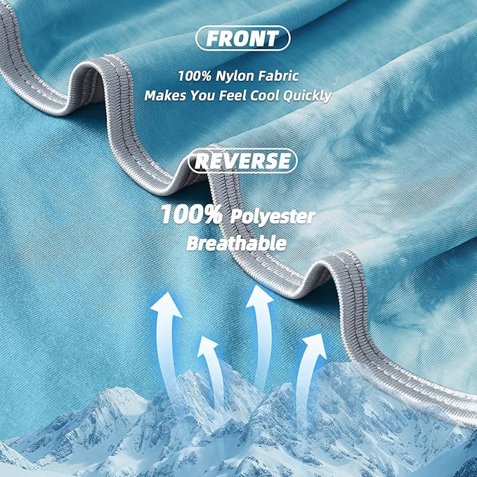 inhand Cooling Blanket King Size (90"x108"), Cooling Blankets for Hot Sleepers, Absorbs Heat to Keep Adults Cool for Summer Nights Sweats, Thin Cold Lightweight Blanket for Couch Bed, All Season Use