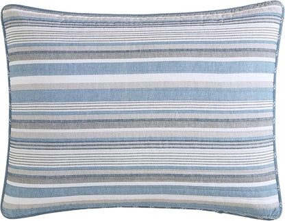 Nautica - Daybed Cover Set, Cotton Reversible Bedding Set with Matching Shams & Pillow Cover, Home Decor for All Seasons (Jettison Grey, Daybed)