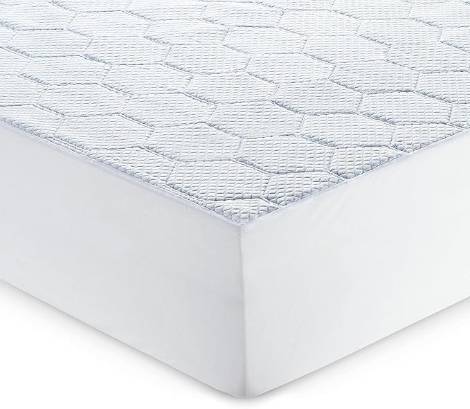 Vibe Cooling Quilted Memory Foam Mattress Pad, King