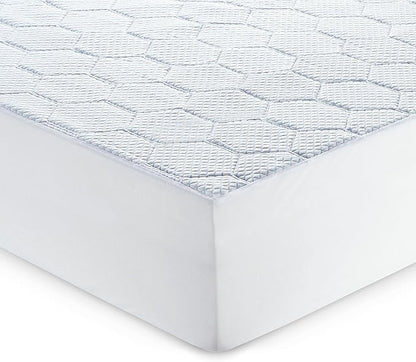 Vibe Cooling Quilted Memory Foam Mattress Pad, Full