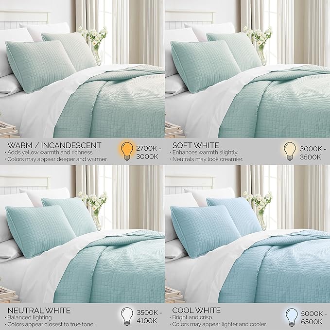 Southshore Fine Living, Inc. Quilts Queen Size with 2 Pillow Shams, Full Bedding Set, Pet Hair Resistant Bedding, Quilt Coverlet Bedspreads Queen Size/Full Bedspread with 2 Pillow Shams, Sky Blue