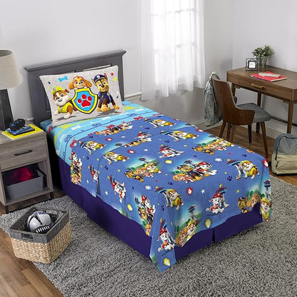 Franco Kids Bedding Super Soft Microfiber Sheet Set, Twin, Paw Patrol, (Officially Licensed Product) by Franco