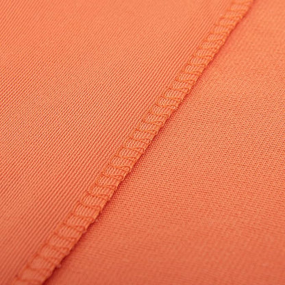 NTBAY Velvet Square Zippered Throw Pillow Cover, Super Soft and Luxury Decorative Euro Cushion Cover for Sofa, Couch, 24x24 Inches, Orange
