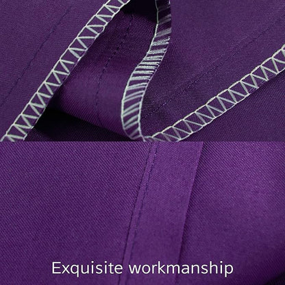 NTBAY Egyptian Cotton King Pillowcases - Set of 2, 500 Thread Count Cotton Pillowcases - Soft and Breathable Envelope Closure Pillow Cases - 20x36 Pillow Covers for Bed, Purple