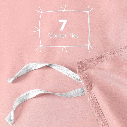 Utopia Bedding Duvet Cover Queen Size - 3 Piece with Zipper Closure - 1 Comforter Cover 90X90 Inches & 2 Pillow Shams 20X26 Inches (Pink) Comforter Not Included