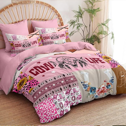Black Leopard Print Comforter Set Full Size,Grey Butterfly Bedding Set with 2 Pillowcases for Adult Women - 3 Pieces Soft Fluffy Breathable Microfiber/Great Bedroom Decor,(79 * 90)