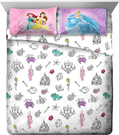 Disney Princess 'Friendship Adventures' 7 Piece Full Bed In A Bag
