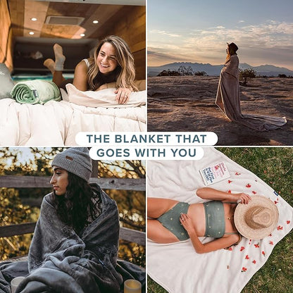 Bare Home Fleece Blanket - Full/Queen - Ultra-Soft Lightweight for Bed, Sofa, and Couch - Luxury Microplush - Cozy Warm Blanket (Full/Queen, Plum)