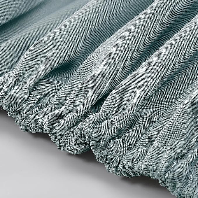 Modern Threads Soft Microfiber Solid Sheets - Luxurious Microfiber Bed Sheets - Includes Flat Sheet, Fitted Sheet with Deep Pockets, & Pillowcases Ocean California King