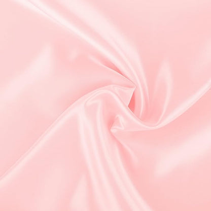 BLISSFORD Pink Satin Pillowcase with Zipper, for Hair and Skin Care, Feels Soft and Cool Like a Silk Pillowcase, Satin Pillow Cases 2 Pack, Slik Pillow Cover, Standard Size - Set of 2